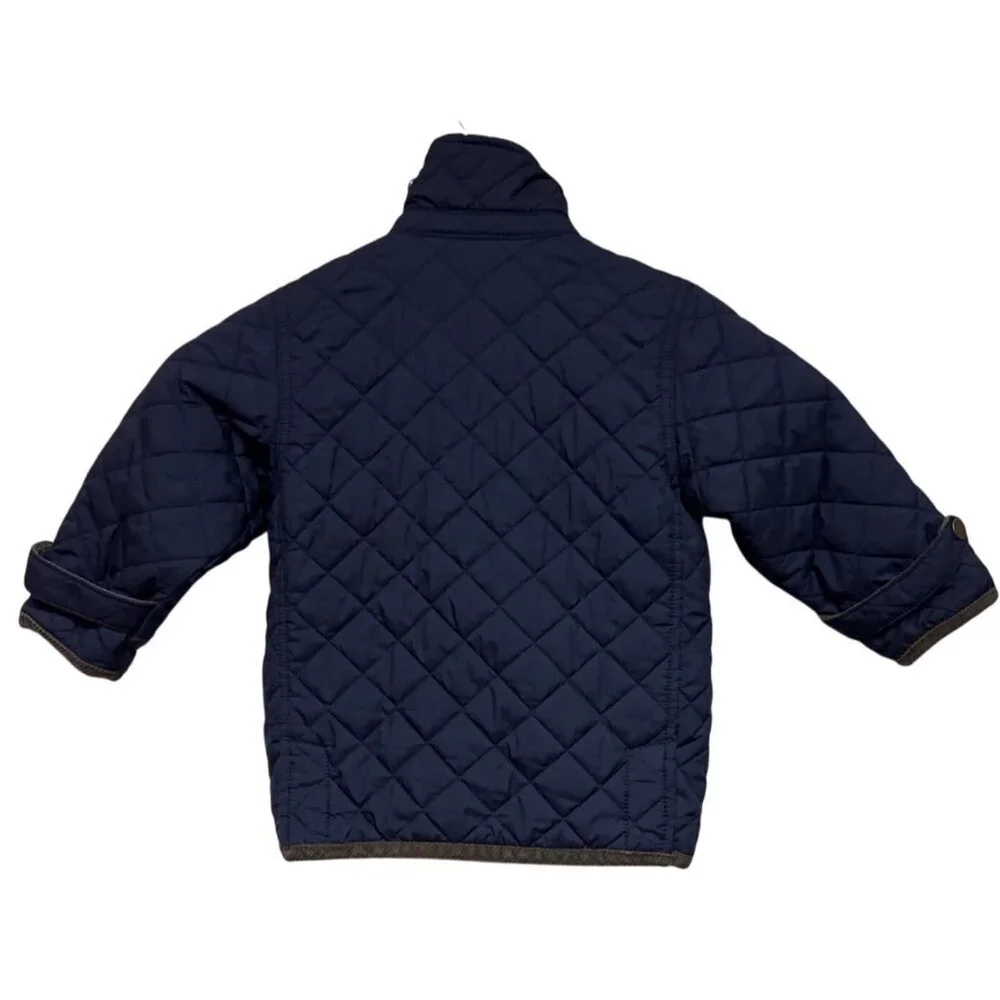 Polo Ralph Lauren Kids Toddler Quilted Barn Jacket 24 Months Preppy Snap Unisex